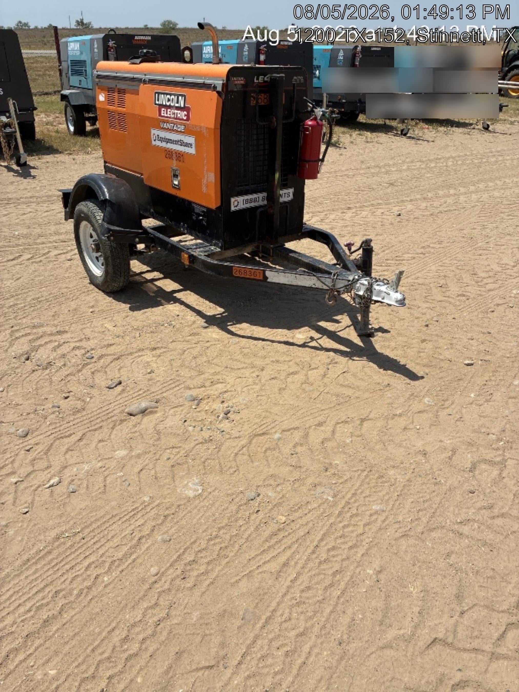 2022 Lincoln Electric LE400 Kubota V1505, Trlr, Cable Rack, Light Kit, ES Decals, T3