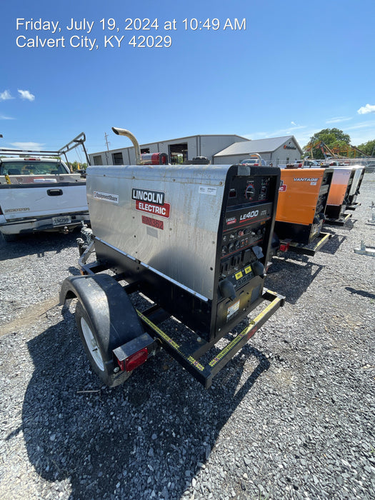 2024 Lincoln Electric LE400 Kubota V1505, Trlr, Cable Rack, Light Kit, ES Decals, T3