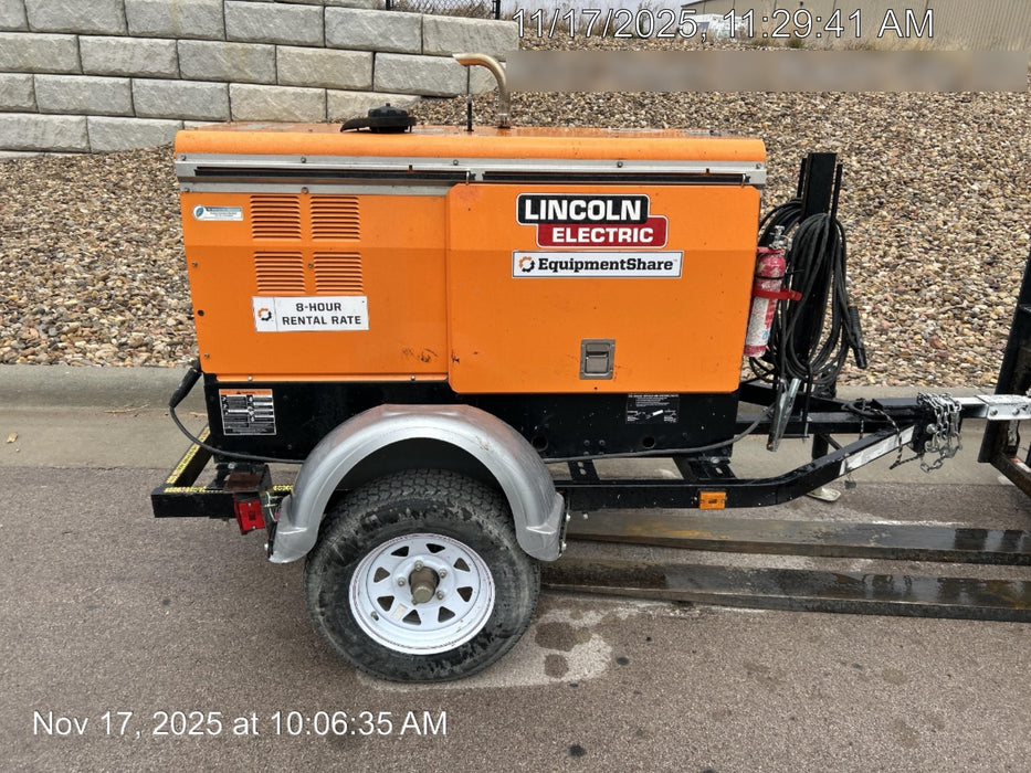 2022 Lincoln Electric LE400 Kubota V1505, Trlr, Cable Rack, Light Kit, ES Decals, T3