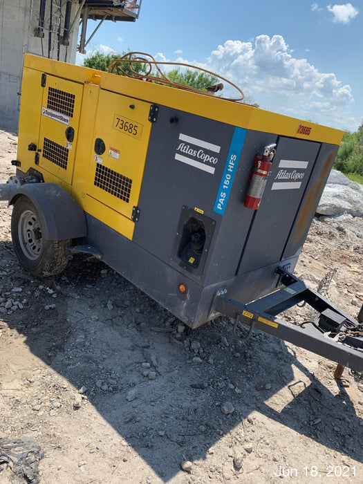 2020 ATLAS COPCO PAS 150 HF CS Enclosed
