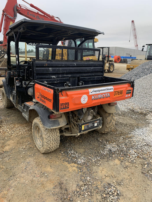 2019 Kubota RTV-X1140W-H 4wd Utility Cart, LED Strobe, Windshield Tempered Glass, Plastic Canopy, Wire Harness Kit, Backup Alarm