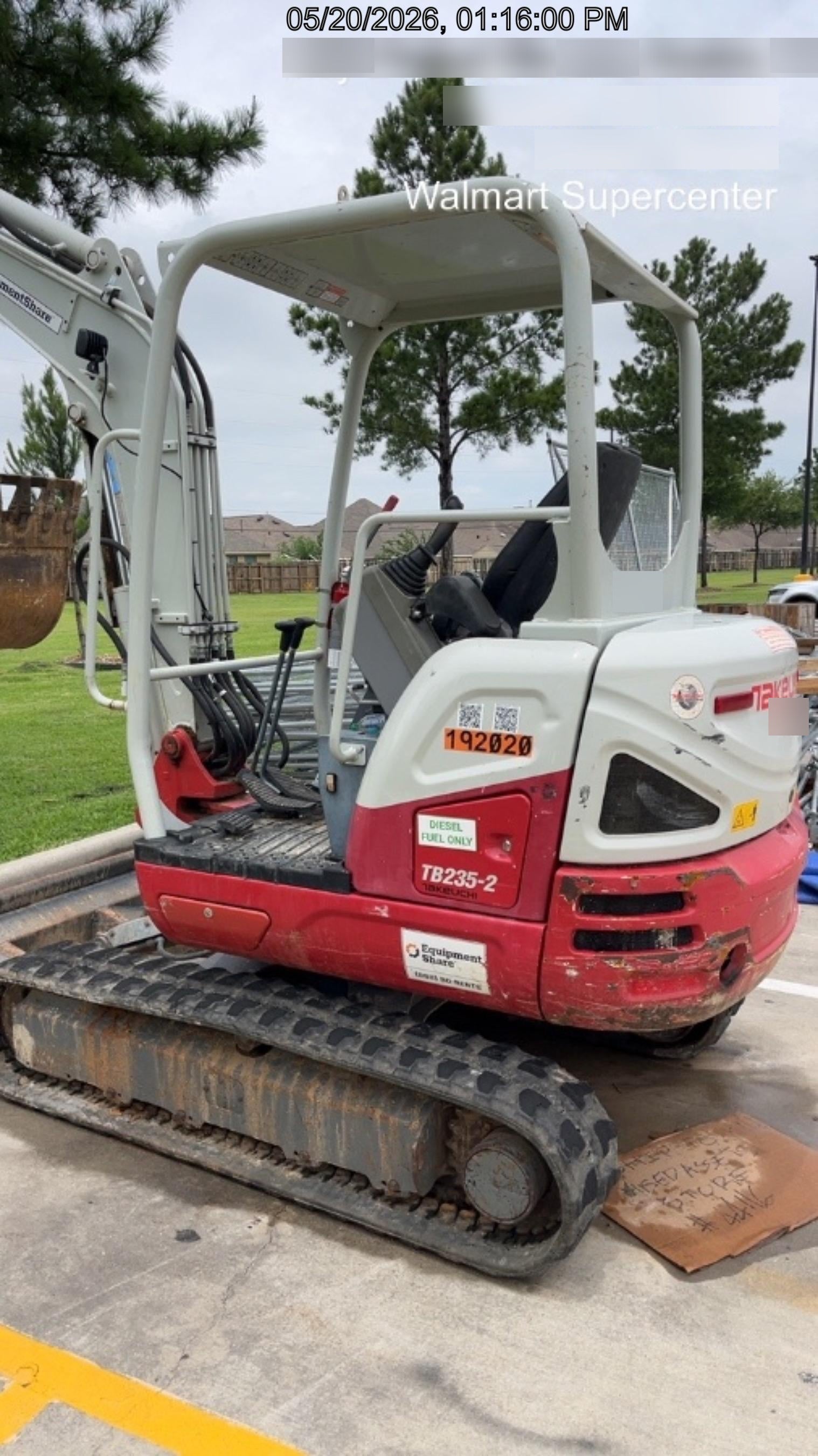 2021 TAKEUCHI TB235-2R