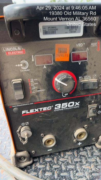 2022 LINCOLN ELECTRIC FLEXTEC 350X