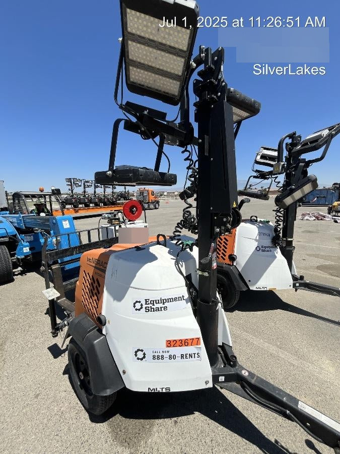 2023 Generac MLT2 Diesel, Flex Switch 120V Input, Powerzone Controller, (4) 320W LED Lights, 4kW Generator, 39.9 Gal Fuel Tank, 2" Ball, T3