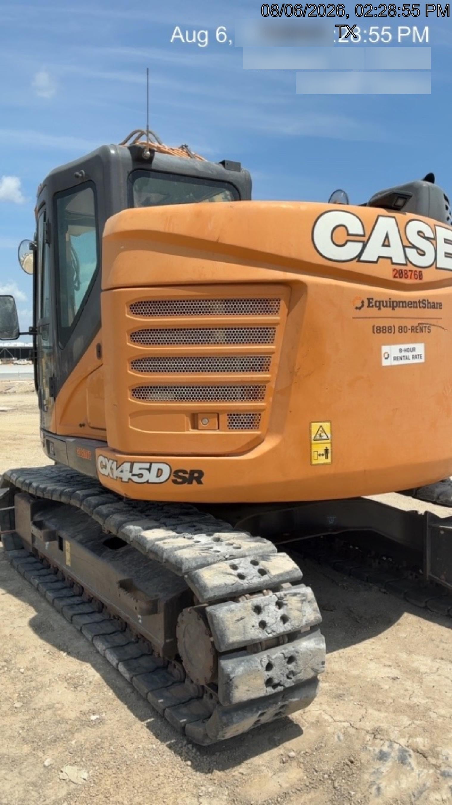 2022 CASE CX145D SR