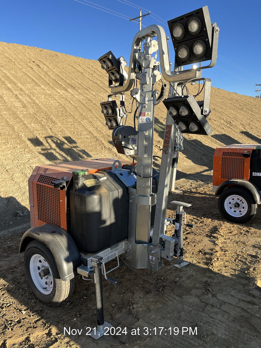 2024 Wanco WLTT-4MM4K Diesel, Deep Sea Controller, Shore Power Plug, Auto Start, (4) 350W LED Floodlights, 4kW Generator, 60 Gal Fuel Tank, 2" Ball, T3