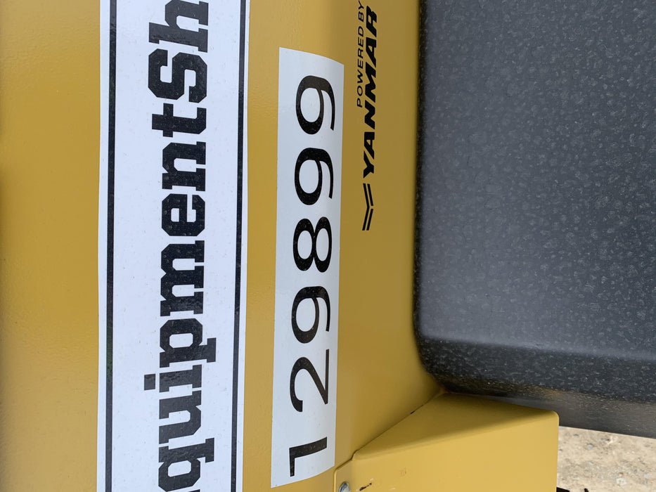 2021 Allmand NLV3GR (4) LED Light Fixture 350W, 23' Vertical Mast, 3kW Prime, Towable, Deep Sea L401, Leveling Jacks, Yanmar T4F 5.8hp