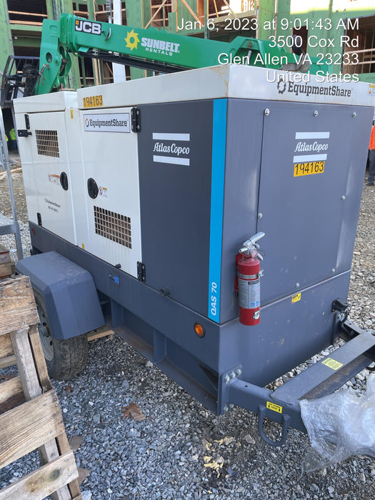 2021 ATLAS COPCO QAS 70