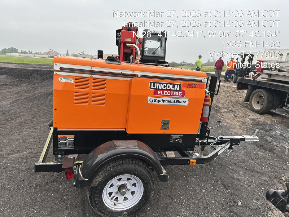 2022 Lincoln Electric LE400 Kubota V1505, Trlr, Cable Rack, Light Kit, ES Decals, T3