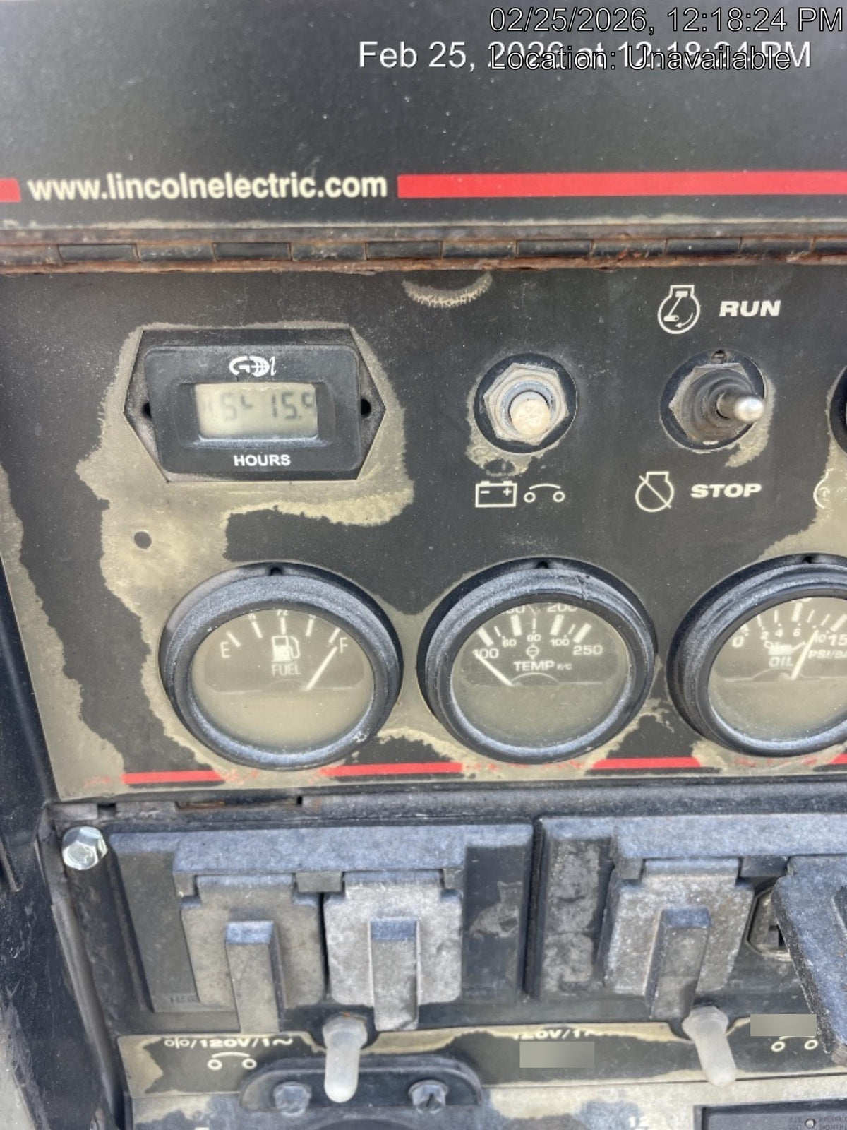 2019 Lincoln Electric Vantage 322 Welder Ready-Pak 3, Two wheel trailer, Fender and Light kit, Cable Rack