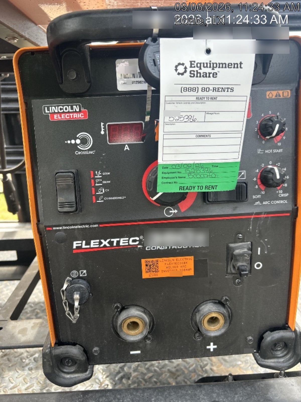 2025 LINCOLN ELECTRIC FLEXTEC 350X