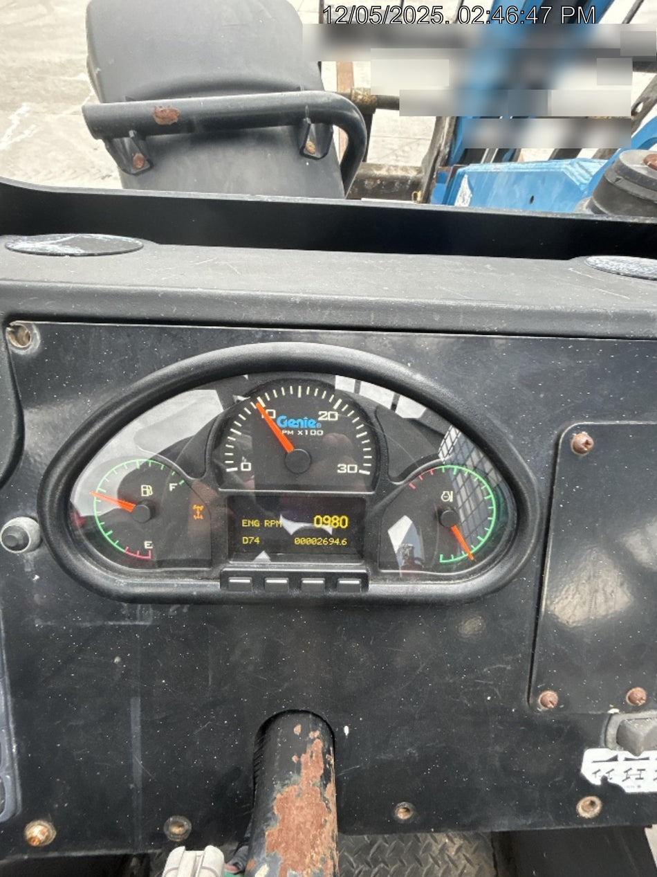 2018 Genie GTH-636 Genie GTH-636 w/Open ROPS, Solid Tires, Work Light/Beacon, 48" Carriage and Forks