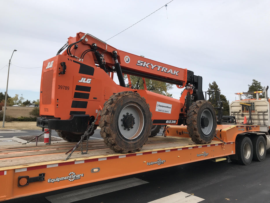 2019 Skytrak 6036 Canopy, Solid Tires, LED Work Lights, Beacon 50" Carriage, 48" Pallet Forks