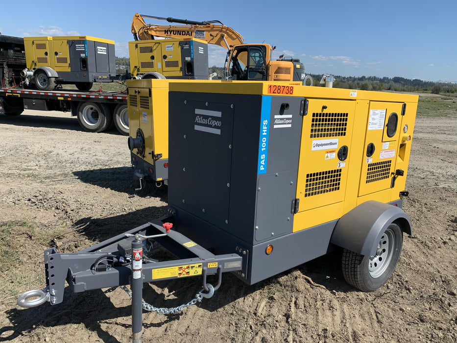 2020 ATLAS COPCO PAS 100 HF CS Enclosed