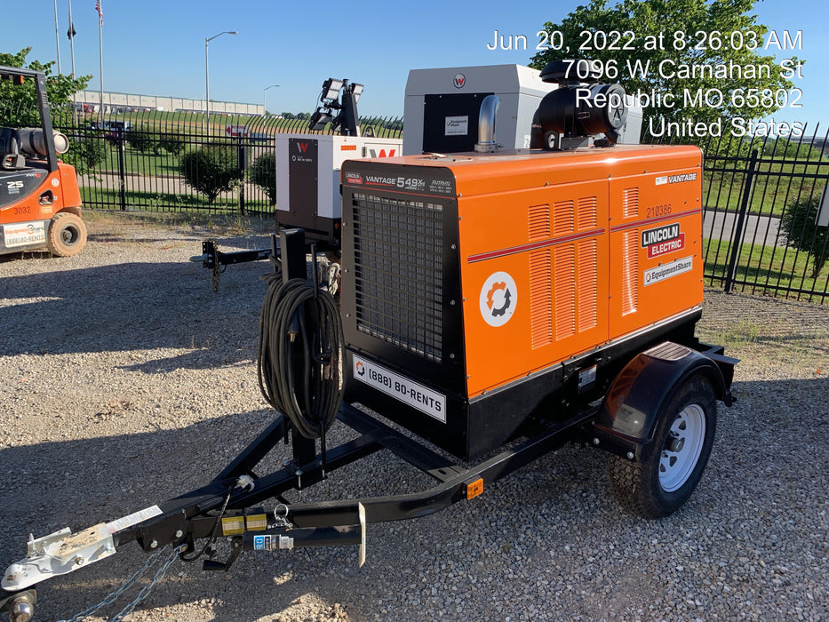 2022 Lincoln Electric Vantage 549X VANTAGE 549X READY-PAK 3