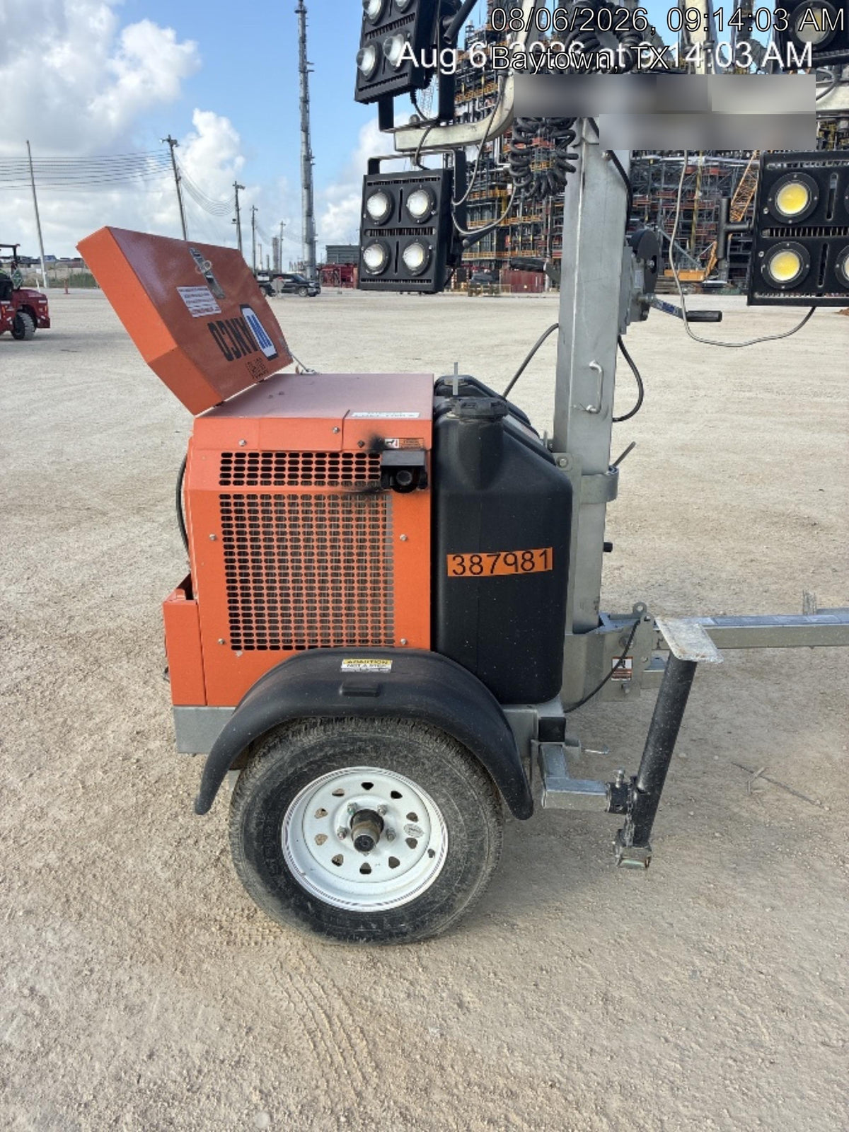 2024 Wanco WLTT-4MM4K Diesel, Deep Sea Controller, Shore Power Plug, Auto Start, (4) 350W LED Floodlights, 4kW Generator, 60 Gal Fuel Tank, 2" Ball, T3