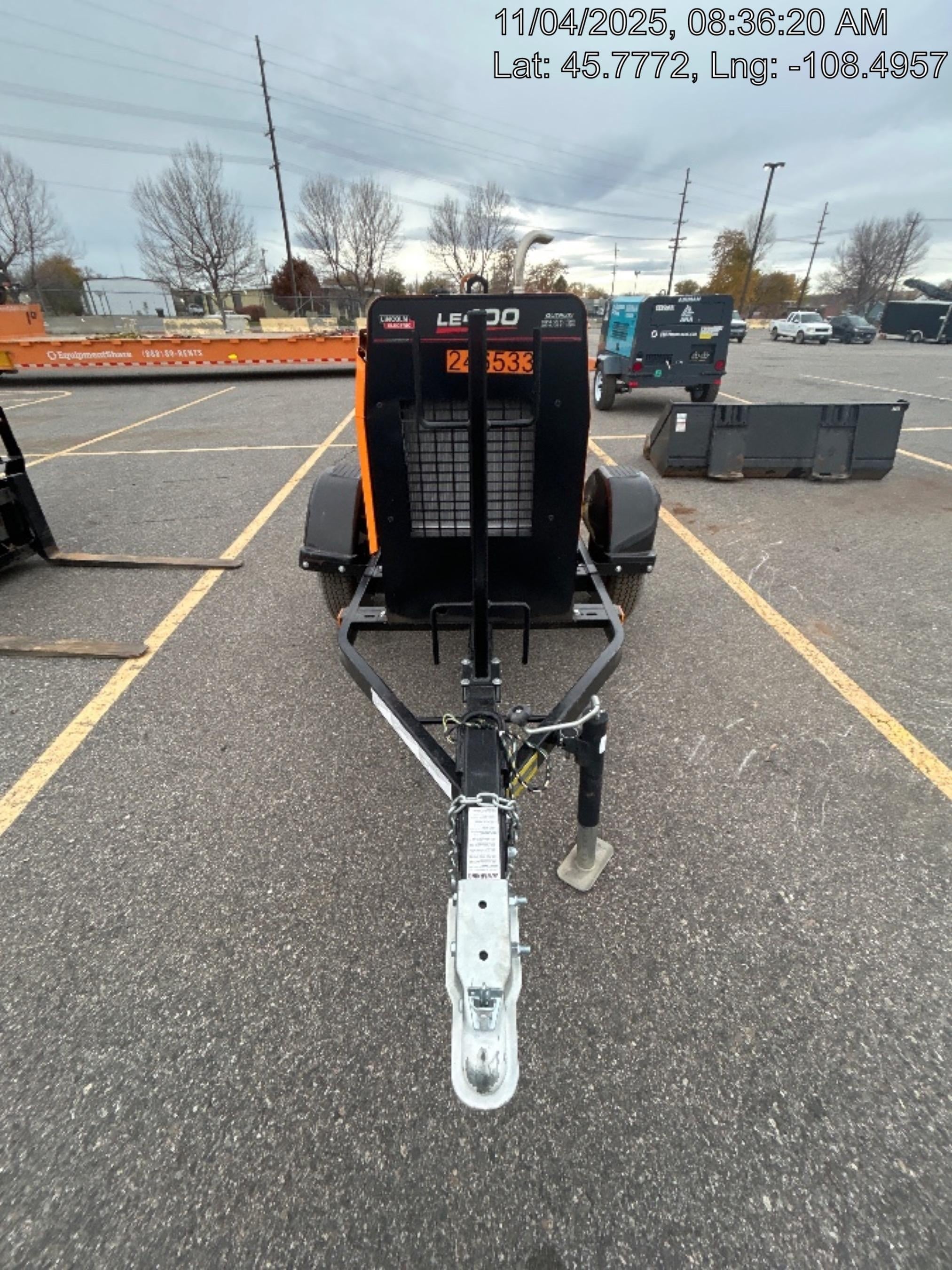 2022 Lincoln Electric LE400 Kubota V1505, Trlr, Cable Rack, Light Kit, ES Decals, T3