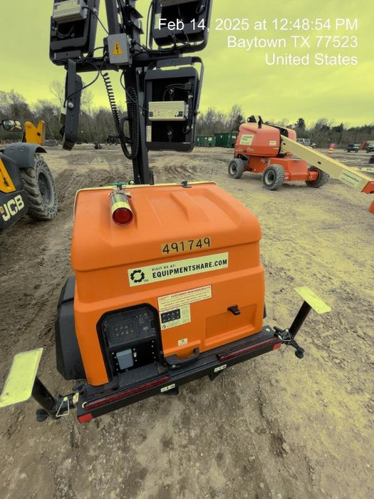 2025 Generac MLTS-4 Diesel, Mitsubishi L2E, 7.1 hp @1800 rpm, Flex Switch 120V Input, Powerzone Controller, (4) 320W LED Lights, 4kW Generator, 39.9 Gal Fuel Tank, 2" Ball, ES Decals