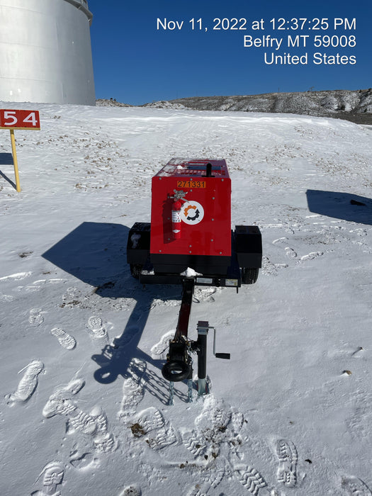 2022 Shindaiwa DGW400MDL Kubota D902 Engine, 23 HP, Dual Op Welder, Wire, Arc, Droop Stick, Tig, and CC Stick Functionality, Simulphase, 3 Phase and 1 Phase Gen Output, Single Axle NB Trlr, Slr Trckl Chrg 12V 12W, Fire Ext