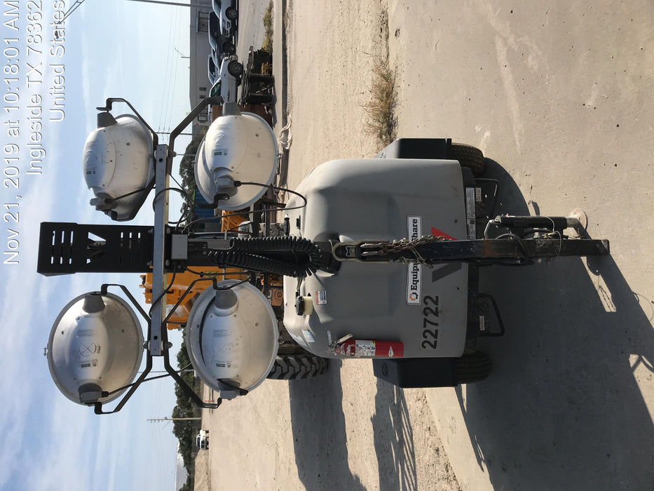 2019 Wacker Neuson LTV6L-MH Wacker Neuson LTV6L Mobile Light Tower w/Fuel Level Sensor Installed