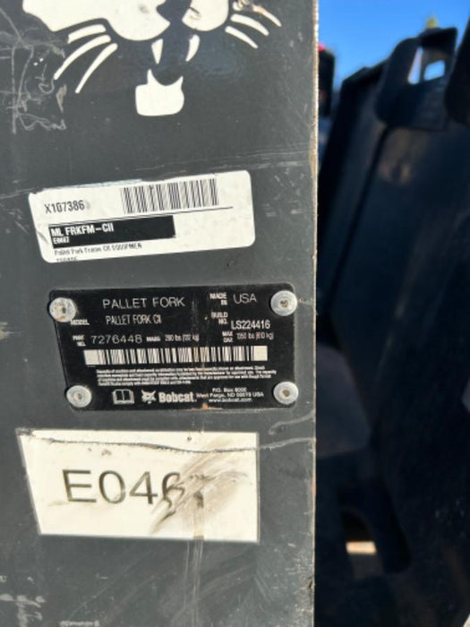 2023 BOBCAT 36" Mini Skid Steer Fork Carriage - Bobcat