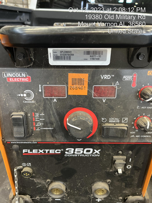 2022 LINCOLN ELECTRIC FLEXTEC 350X