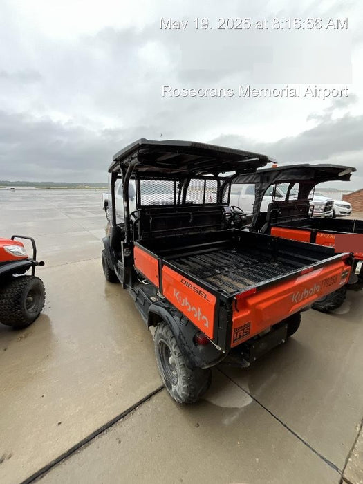 2022 Kubota RTV-X1140W-H Plastic Canopy, Windshield Acrylic Clear, LED Strobe Light, Wire Harness Kit, Back up Alarm