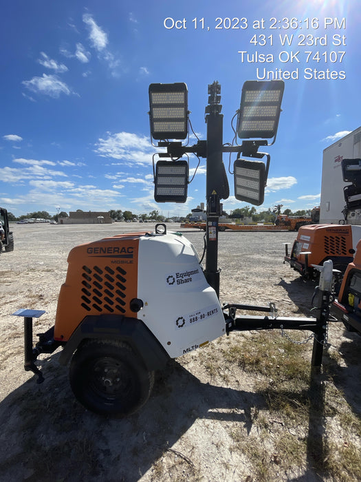 2023 Generac MLT2 Diesel, Flex Switch 120V Input, Powerzone Controller, (4) 320W LED Lights, 4kW Generator, 39.9 Gal Fuel Tank, 2" Ball, T3