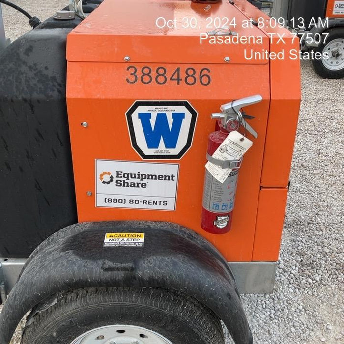 2024 Wanco WLTT-4MM4K Diesel, Deep Sea Controller, Shore Power Plug, Auto Start, (4) 350W LED Floodlights, 4kW Generator, 60 Gal Fuel Tank, 2" Ball, T3