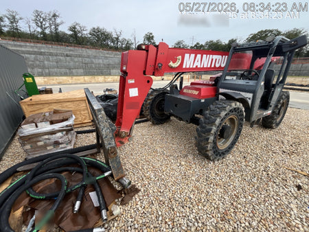 2019 Manitou MTA8044 MTA 8044 - 74 HP T4, Canopy, Worklights/Strobe, Beacon, 66" Carriage, 48" Forks, Solid Tires, Lift Hook, Aux Hydraulics