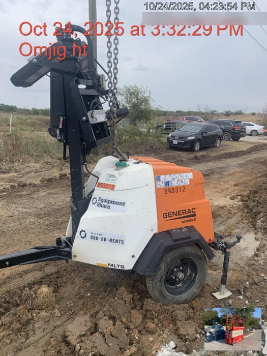 2024 Generac MLT2 Diesel, Flex Switch 120V Input, Powerzone Controller, 
(4) 320W LED Lights, 4kW Generator, 39.9 Gal Fuel Tank, 2" Ball, T3