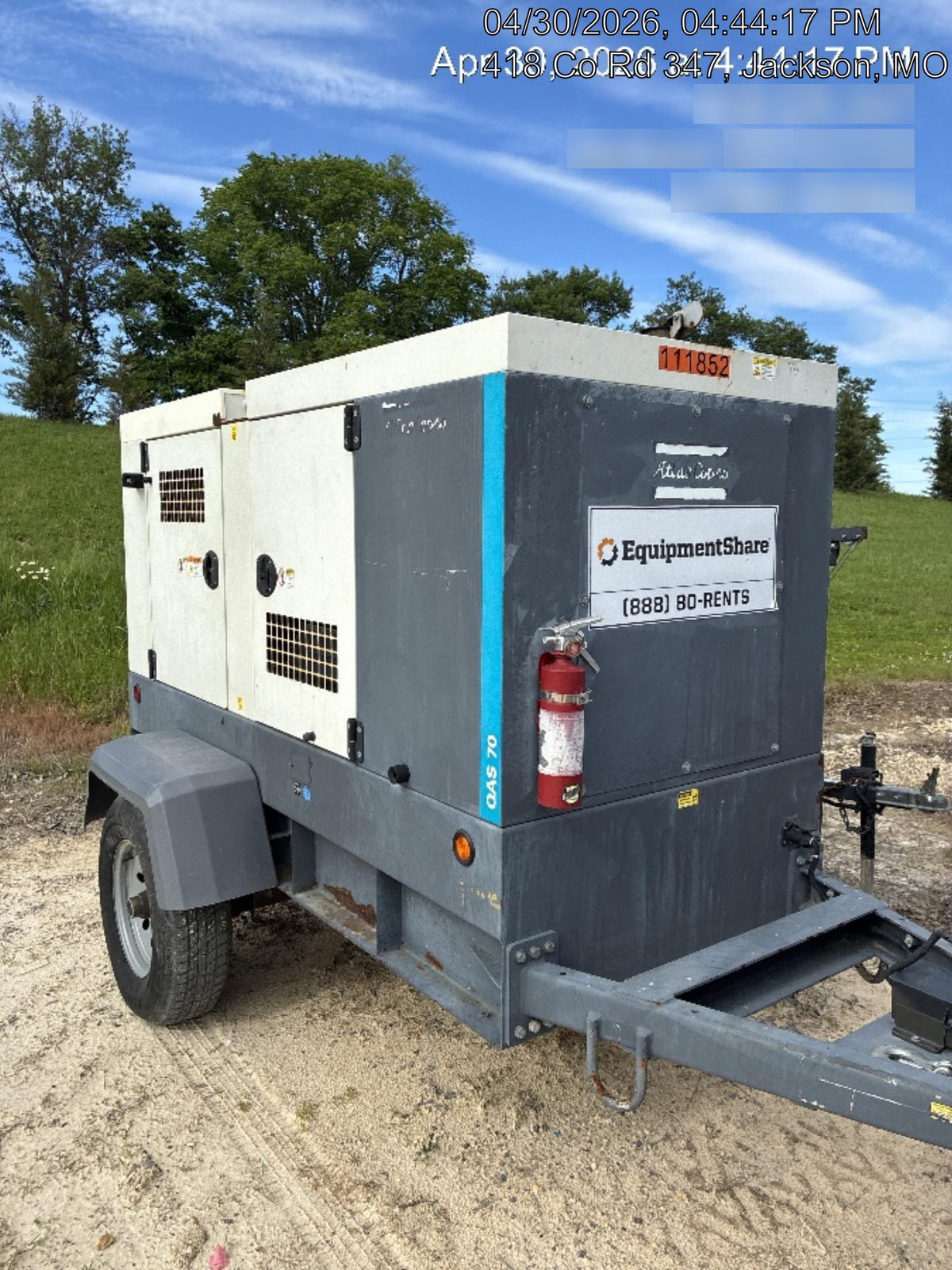 2020 ATLAS COPCO QAS 70