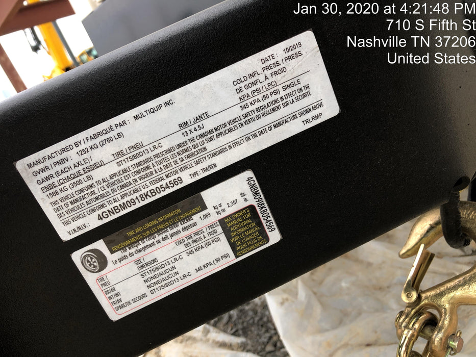 2019 Multiquip DLW400ESA4 Dual Pack, Trailer Mounted