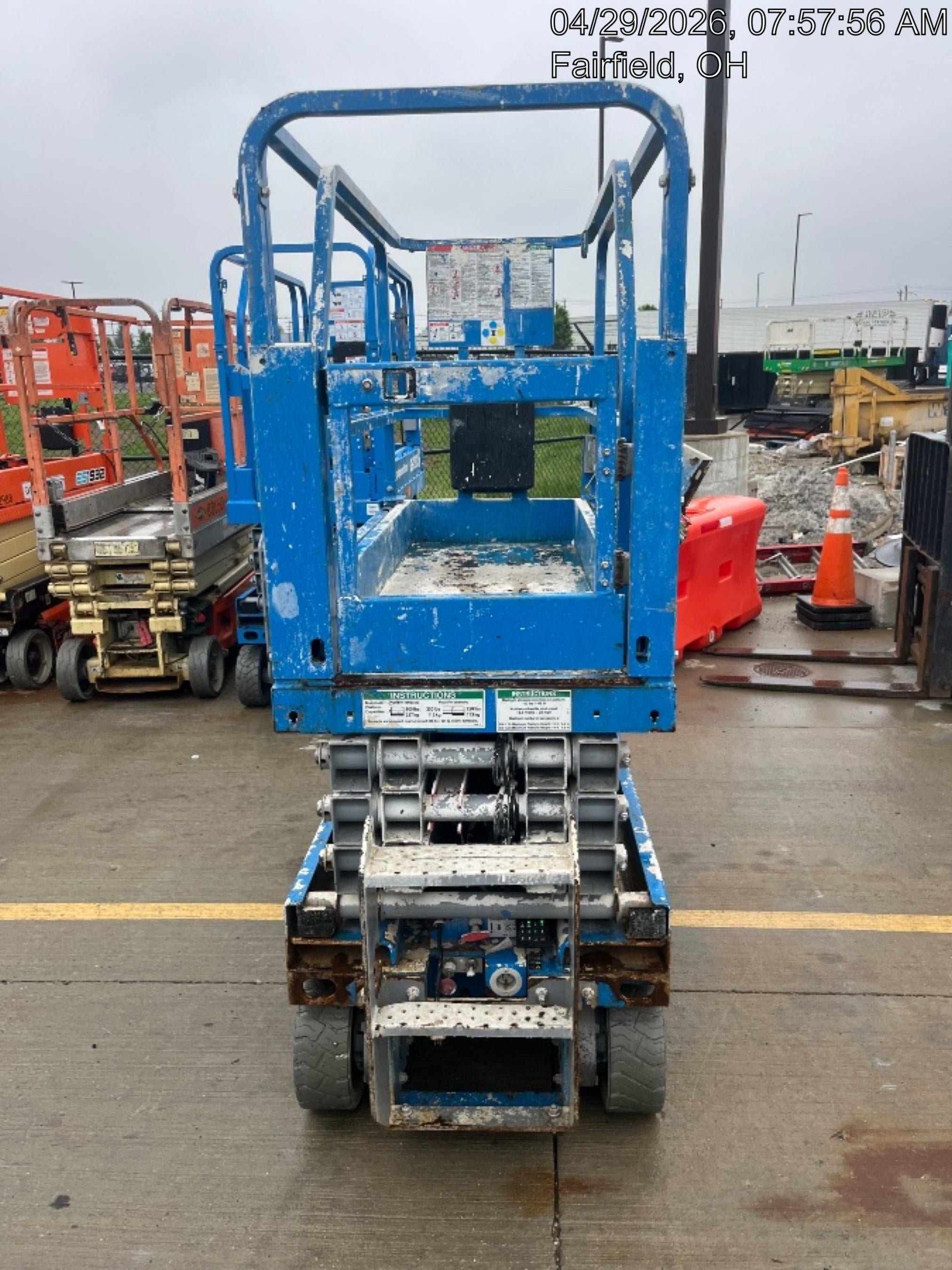 2020 Genie GS-1930 Solid Non Marking Tires, Beacon, Folding rails with half height swing gate