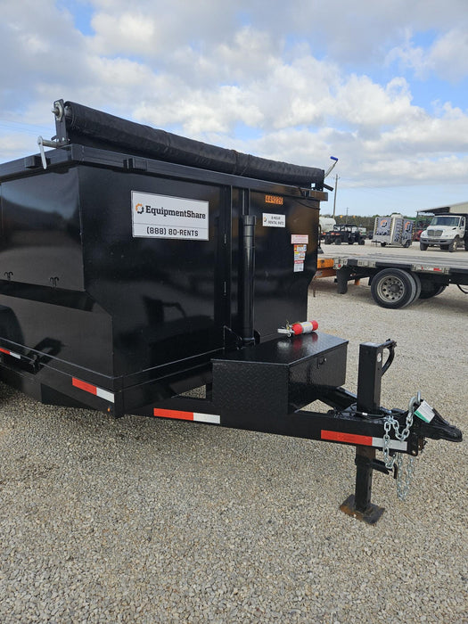 2025 TEXAS PRIDE TRAILERS 14'L x 7'W 5 Cu Yd Trunnion Hydraulic Dump