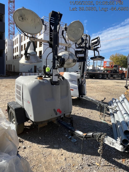 2019 Wacker Neuson LTV6L-MH Wacker Neuson LTV6L Mobile Light Tower w/Fuel Level Sensor Installed