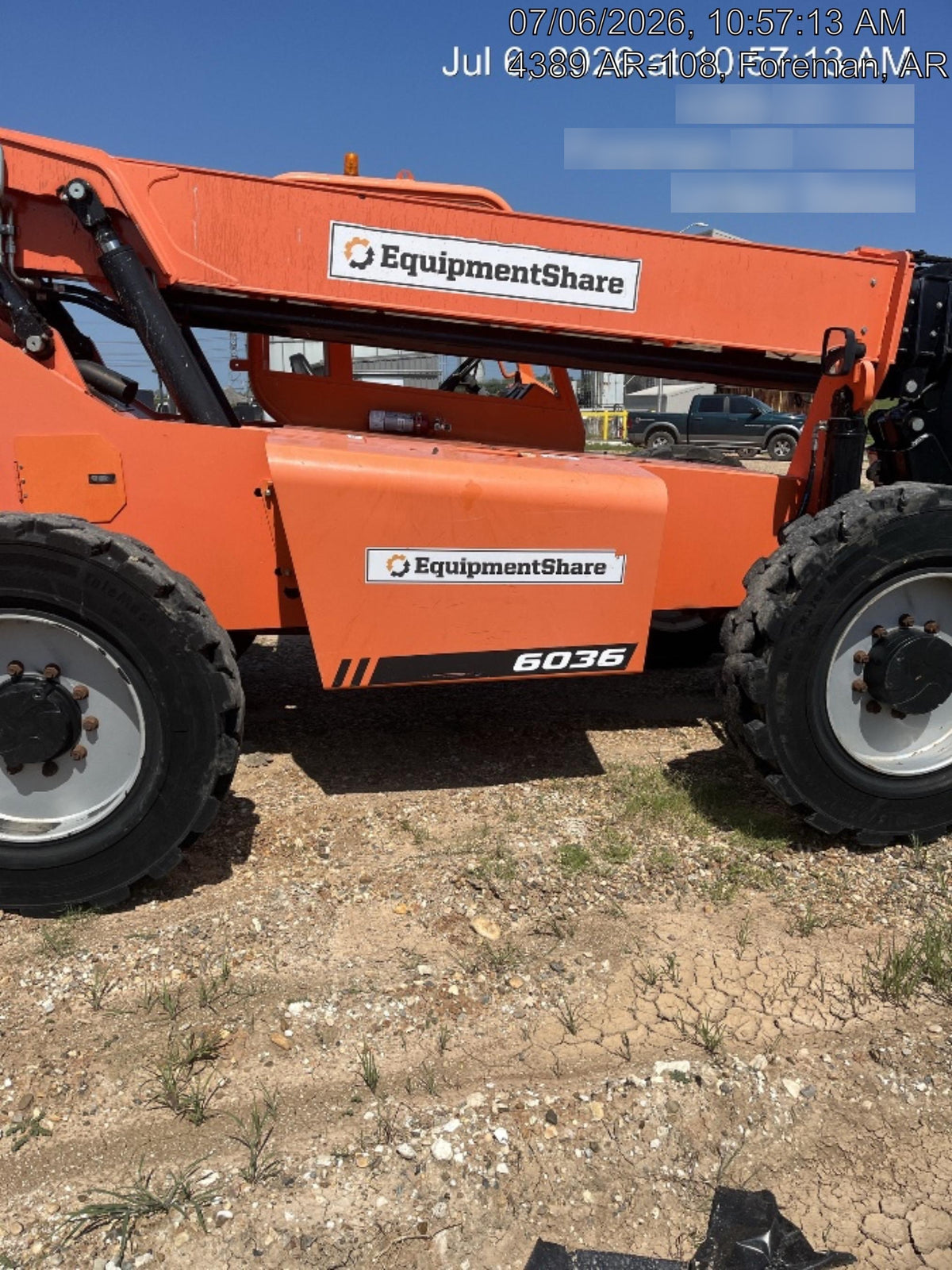 2019 Skytrak 6036 Canopy, Solid Tires, LED Work Lights, Beacon 50" Carriage, 48" Pallet Forks
