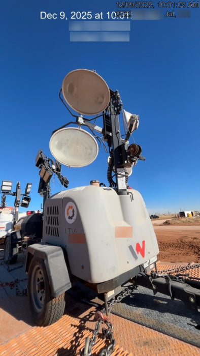 2018 Wacker Neuson LTV6L-MH Wacker Neuson LTV6L Mobile Light Tower w/Fuel Level Sensor Installed