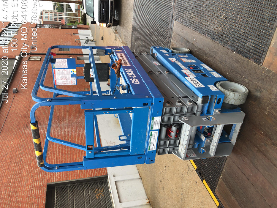 2020 Genie GS-1930 Solid Non Marking Tires, Beacon, Folding rails with half height swing gate