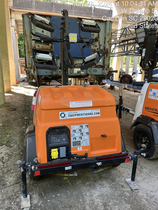 2023 Generac MLT2 Diesel, Flex Switch 120V Input, Powerzone Controller, 
(4) 320W LED Lights, 4kW Generator, 39.9 Gal Fuel Tank, 2" Ball, T3