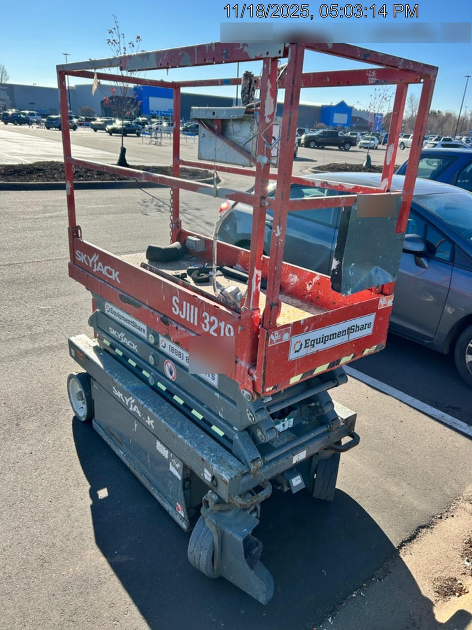 2016 Skyjack SJIII-3219 Standard Rental Specs