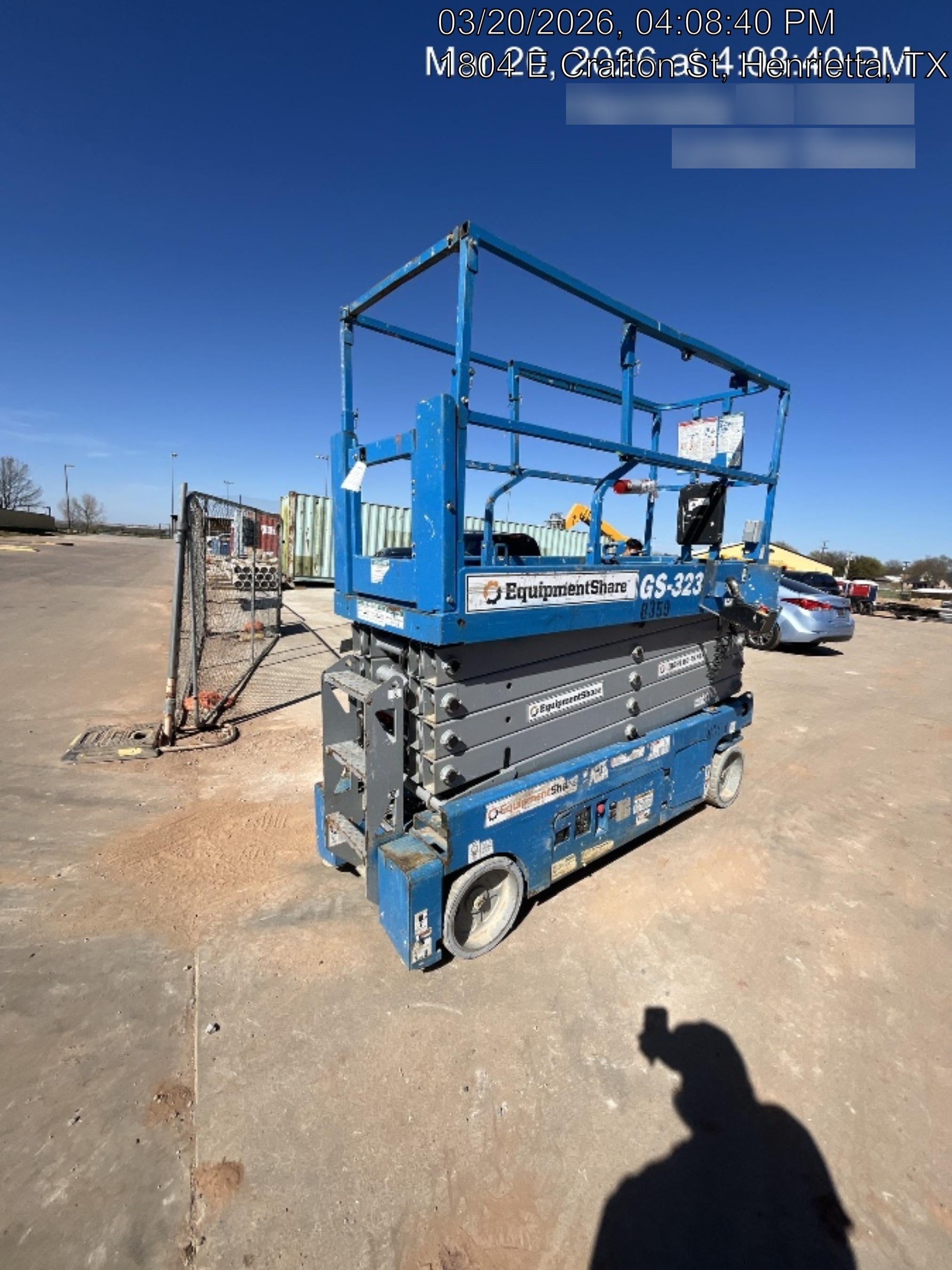 2018 Genie GS-3232 Genie GS3232 Lift w/Folding Rails and Swing Gate