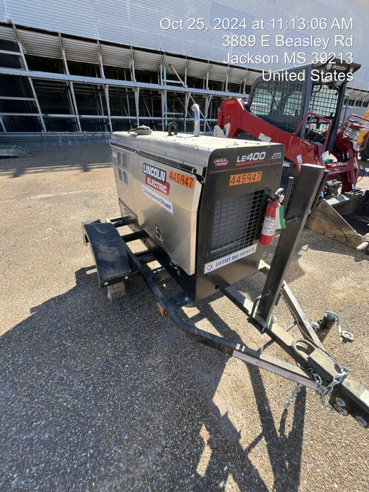 2024 Lincoln Electric LE400 Kubota V1505, Trlr, Cable Rack, Light Kit, ES Decals, T3