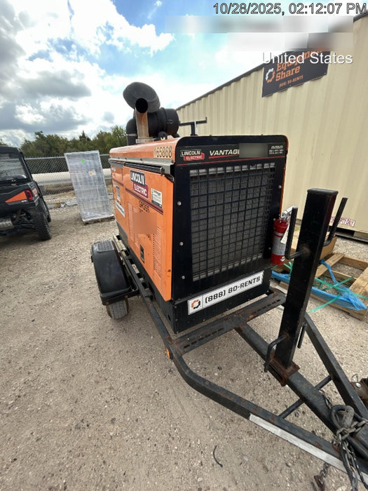 2021 Lincoln Electric Vantage 549X Ready Pak 3, ORANGE (includes trailer, cable rack, fender light kit)