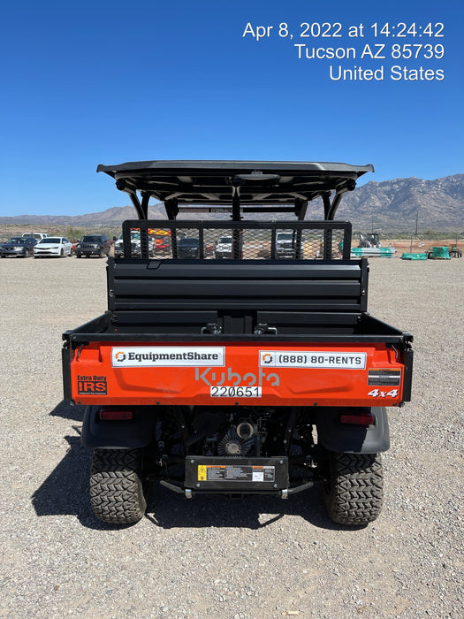 2022 Kubota RTV-X1140W-H Plastic Canopy, Windshield Acrylic Clear, LED Strobe Light, Wire Harness Kit, Back up Alarm
