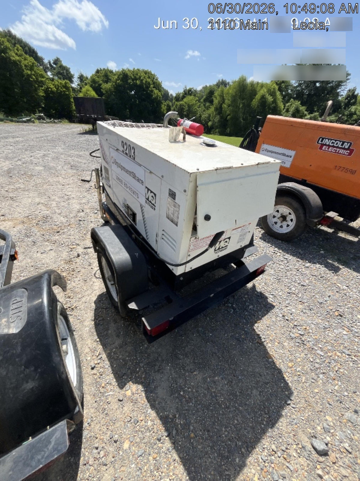 2018 Multiquip DLW300ESA1 Multiquip DLW300ESA1 300 Amp Welder w/Trailer, 100' of Lead, 50' of Ground, Wired Remotes