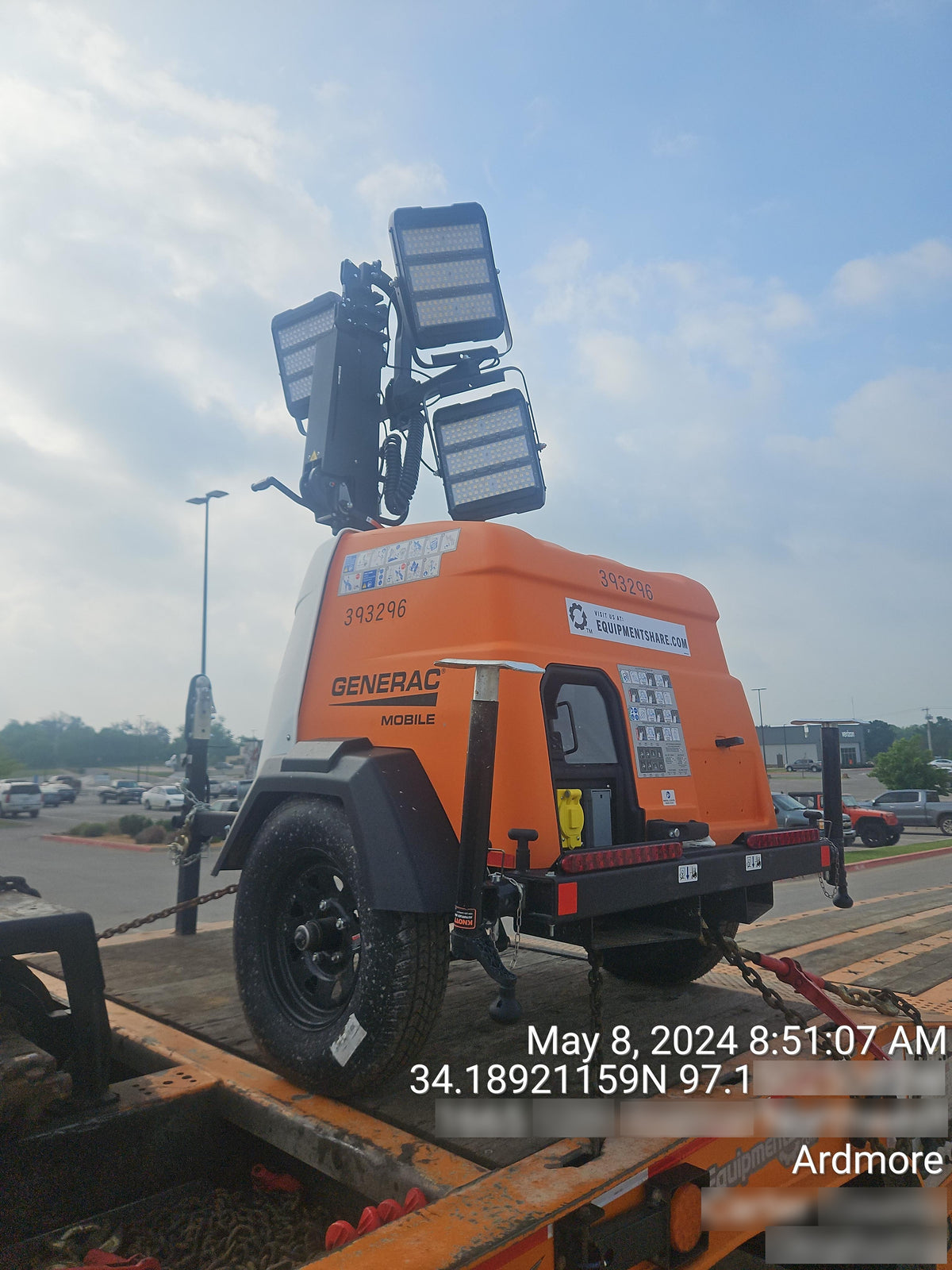 2024 Generac MLT2 Diesel, Flex Switch 120V Input, Powerzone Controller, 
(4) 320W LED Lights, 4kW Generator, 39.9 Gal Fuel Tank, 2" Ball, T3