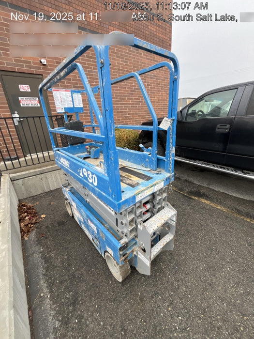 2018 Genie GS-1930 Genie GS-1930 w/Fixed Rail, Chain Entry