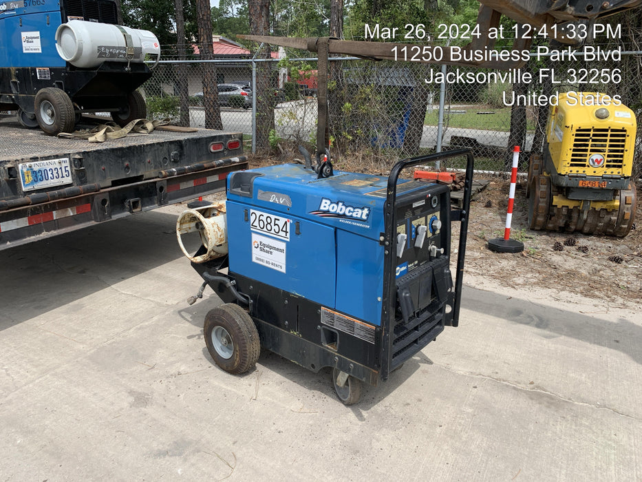 2019 Miller Electric BOBCAT 250 LP/Propane, Running Gear, Tank Bracket, Hose