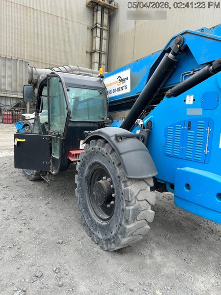 2019 Genie GTH-1056 Cab/Heat/AC, Solid RT Tires, LED Work Lights, Beacon 60" QA Carriage, 60" Forks